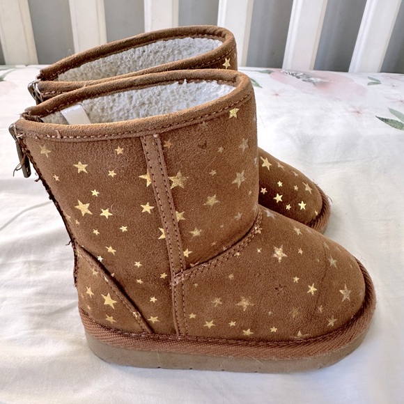 Baby Gap Cozy Boot star boots size 8 - Picture 5 of 7